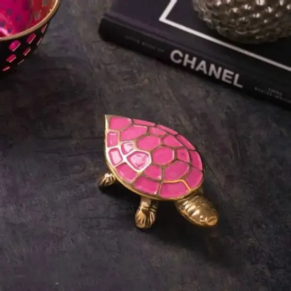 Antique Brass Wish Fulfilling Turtle