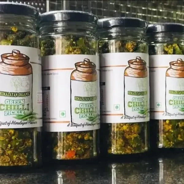 Green Chilli Pickle (Himalayan Organic)